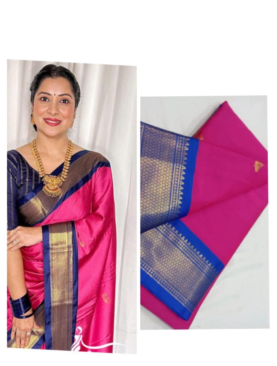 Soft silk paithani saree nakhra nation