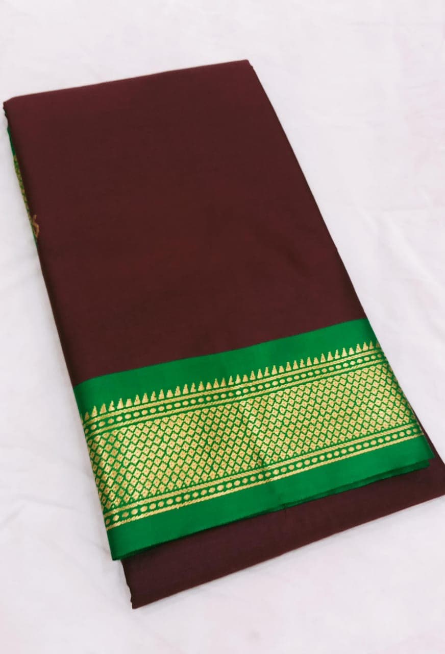 Soft silk paithani saree nakhra nation