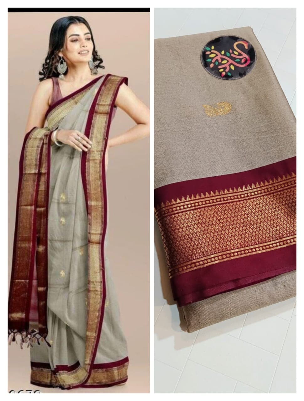 Soft silk paithani saree nakhra nation