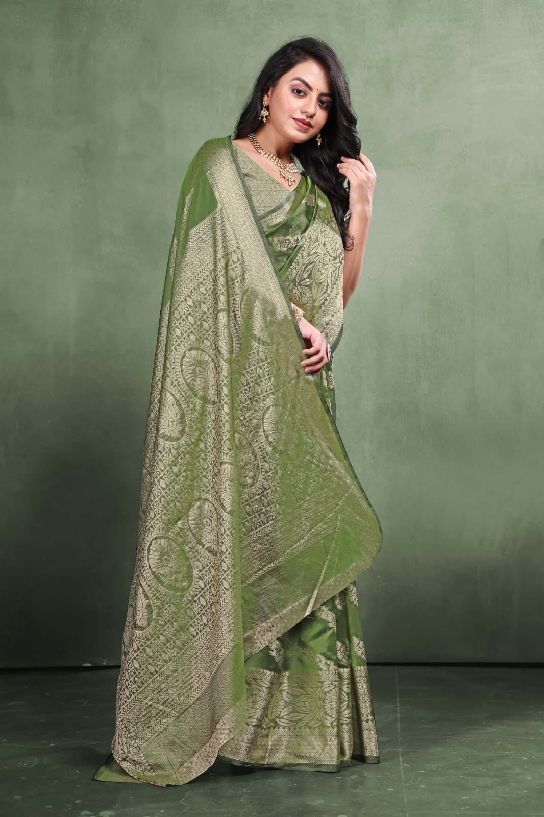 Organza Silk Saree nakhra nation