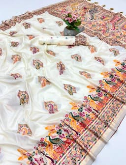 Pashmina Silk Saree Nakhra nation