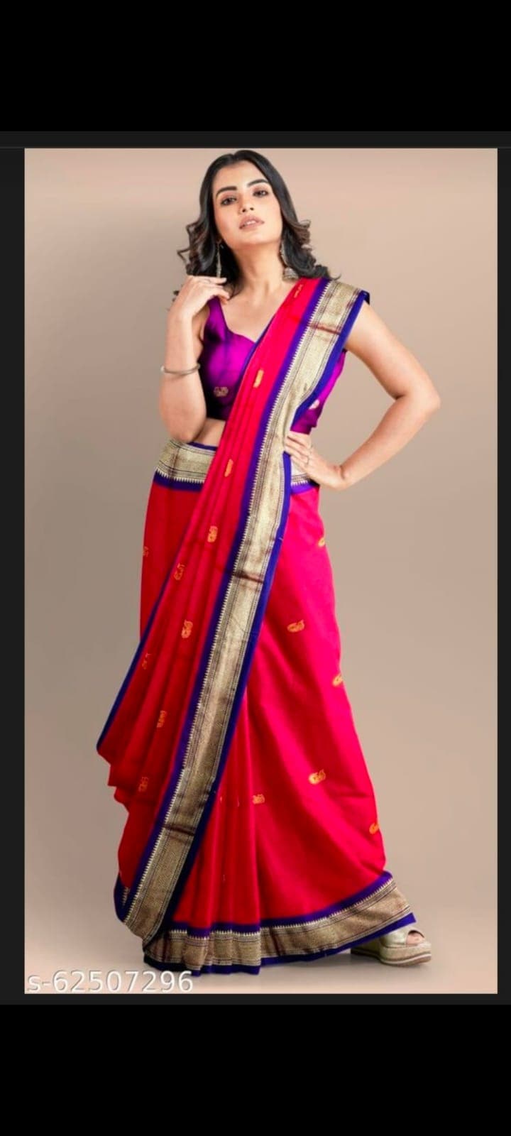 Soft silk paithani saree nakhra nation