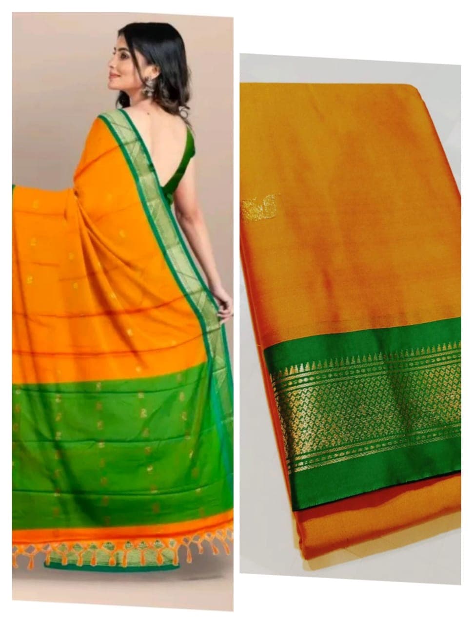 Soft silk paithani saree nakhra nation