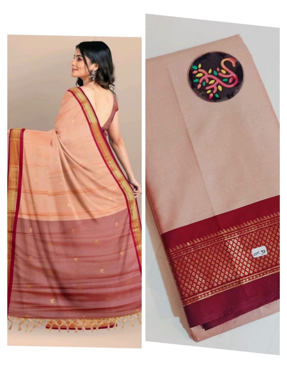 Soft silk paithani saree nakhra nation