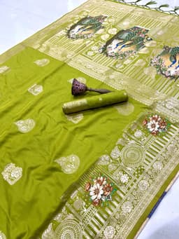 Pure silk saree Nakhra nation