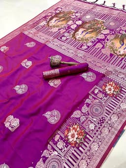 Pure silk saree Nakhra nation