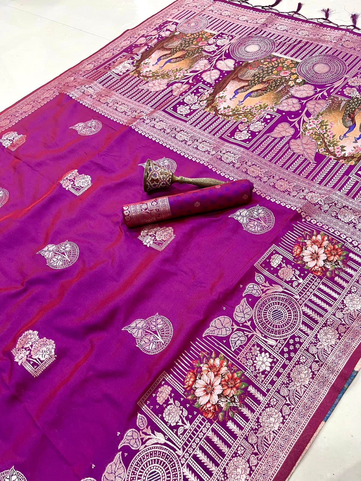 Pure silk saree nakhra nation