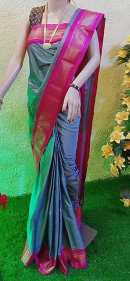 Soft silk paithani saree Nakhra nation