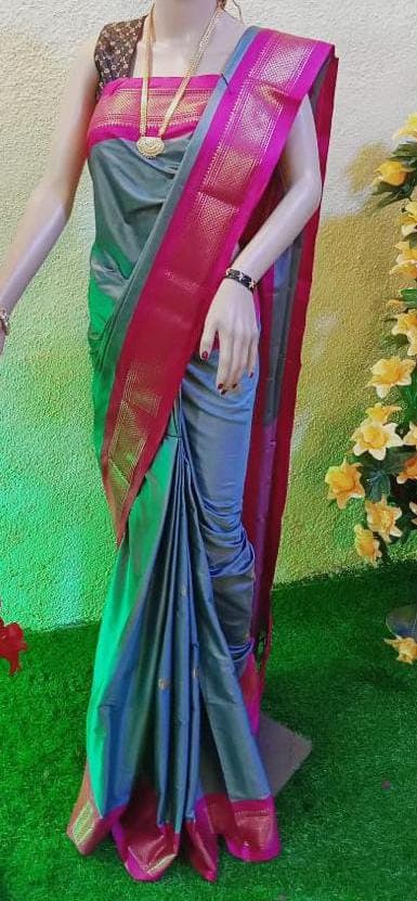 Soft silk paithani saree nakhra nation