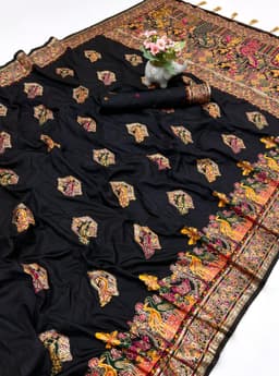 Pashmina Silk Saree Nakhra nation