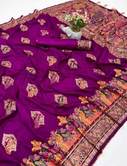 Pashmina Silk Saree Nakhra nation