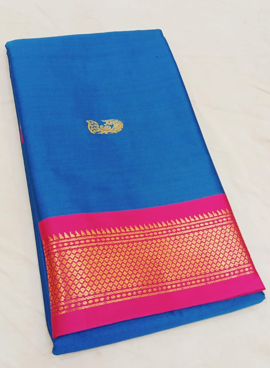 Soft silk paithani saree nakhra nation