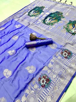 Pure silk saree Nakhra nation