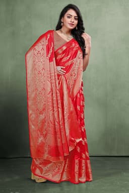 Organza Silk Saree Nakhra nation