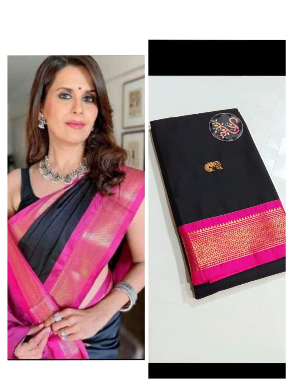 Soft silk paithani saree nakhra nation