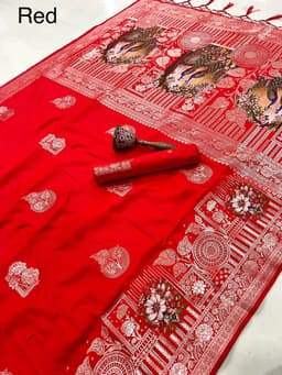 Pure silk saree Nakhra nation
