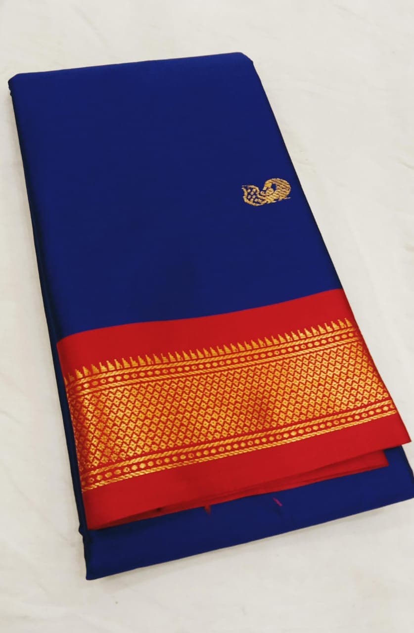 Soft silk paithani saree nakhra nation